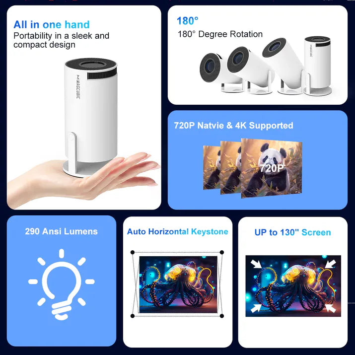 Cinematic Projector Portable VisionPro™